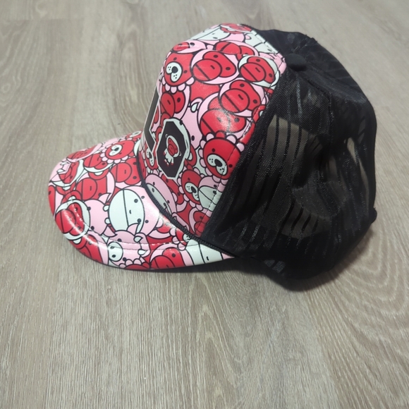 Baby Milo Bape Trucker Hat Pink NWOT - Picture 2 of 5